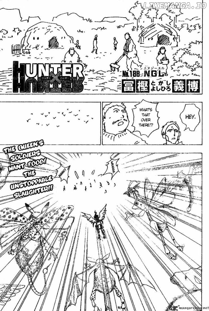 Hunter x Hunter, Chapter 188 image 01